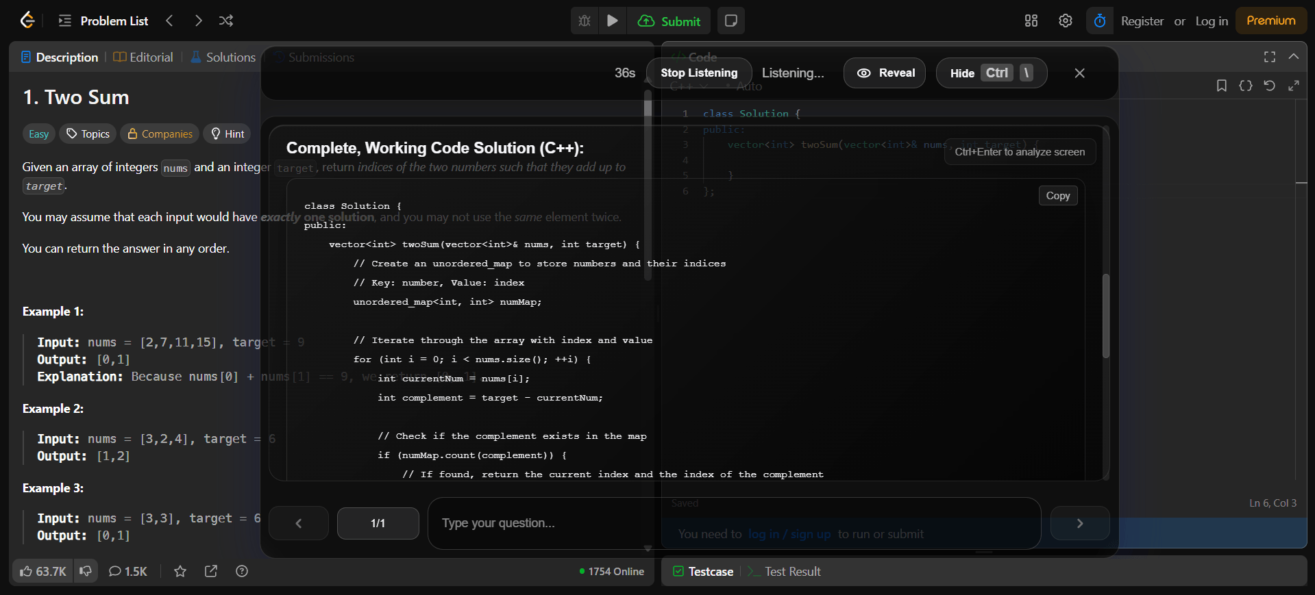 Hiderview Candidate View